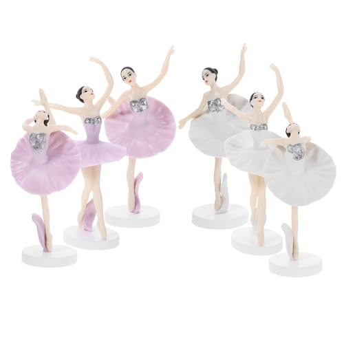 KICHOUSE 6St Tanz Ballett Mädchen Prinzessinnen-Kuchenaufsatz Tänzer Ballerina Figur birthday cake decoration cake decorating set exquisite Kuchendeckel Plastikverzierung für Mädchen KICHOUSE 6St Tanz Ballett Mädchen Prinzessinnen-Kuchenaufsatz Tänzer Ballerina Figur birthday cake decoration cake decorating set exquisite Kuchendeckel Plastikverzierung für Mädchen von KICHOUSE