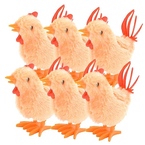 KICHOUSE 6Stücke Aufzieh Hühnchen Für Lustige Springende Plüschtiere Für Feiertage Und Partys Fördert Die Geschicklichkeit Und Kreativität Von Kleinkindern von KICHOUSE