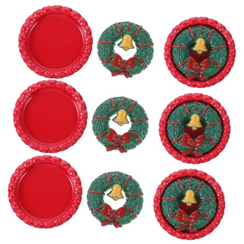 KICHOUSE 6Stücke Mini Dollhouse Strawberry Cake Model Decorative Dessert Accessories for Dollhouse Kitchen Playset KICHOUSE 6Stücke Mini Dollhouse Strawberry Cake Model Decorative Dessert Accessories for Dollhouse Kitchen Playset von KICHOUSE