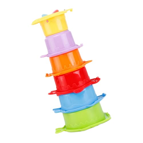 KICHOUSE 6Stücke Stapelbecher für Themen Tassen Badewanne Sicheres Langlebiges Hand Auge Koordination und Kreativität KICHOUSE 6Stücke Stapelbecher für Themen Tassen Badewanne Sicheres Langlebiges Hand Auge Koordination und Kreativität von KICHOUSE