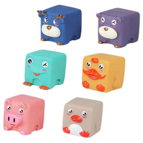 KICHOUSE 6Stücke Teiliges Badespielzeug für Kleinkinder Lustige Cartoon Tiere Spritzendes Duschspielzeug für Badewanne Pool und Strand Fördert und Lernen Beim KICHOUSE 6Stücke Teiliges Badespielzeug für Kleinkinder Lustige Cartoon Tiere Spritzendes Duschspielzeug für Badewanne Pool und Strand Fördert und Lernen Beim von KICHOUSE