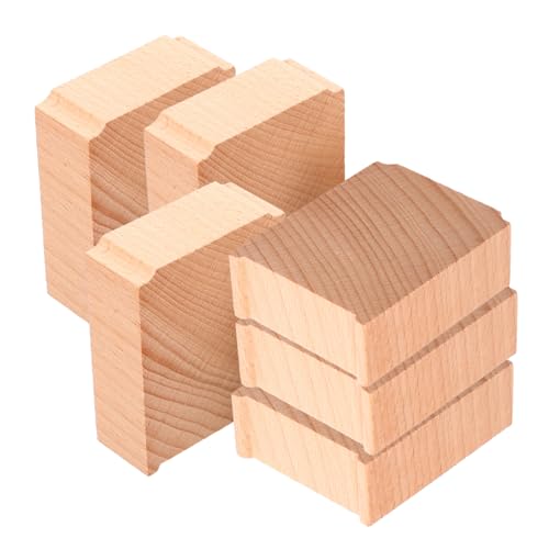 KICHOUSE 6Stücke Teiliges Holzbrückenstützen Für Holzeisenbahnen Erhöhte Gleise Leicht Und Kompakt Für Kreative Layouts Verbesserung Der Feinmotorik von KICHOUSE