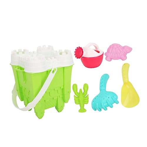 KICHOUSE 6Stücke Teiliges Strandspielset für Wasserspielzeug Eimer für Jungen Sand und Wasser Hochwertiges Leichtes Kunststoffmaterial KICHOUSE 6Stücke Teiliges Strandspielset für Wasserspielzeug Eimer für Jungen Sand und Wasser Hochwertiges Leichtes Kunststoffmaterial von KICHOUSE