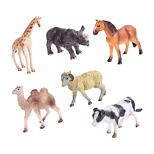 KICHOUSE 6Stücke Teiliges Tierfiguren Realistische Kunststofftiere Für Kleine Hände Zur des Sensorischen Bewusstseins Für Hausdekoration KICHOUSE 6Stücke Teiliges Tierfiguren Realistische Kunststofftiere Für Kleine Hände Zur des Sensorischen Bewusstseins Für Hausdekoration von KICHOUSE