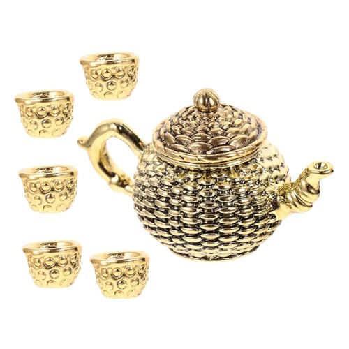 KICHOUSE 6er Set Simulierte Teetassendekoration Desktop-Ornament Mini-teetassen Mini- Mini-Ornament Miniatur-zubehör Spielhaus Miniaturornament Silver Zinklegierung KICHOUSE 6er Set Simulierte Teetassendekoration Desktop-Ornament Mini-teetassen Mini- Mini-Ornament Miniatur-zubehör Spielhaus Miniaturornament Silver Zinklegierung von KICHOUSE