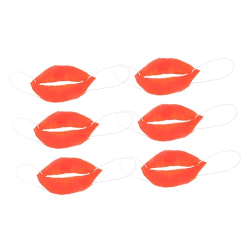 KICHOUSE 6pcs Wurst Mund Lustige Cosplay -Requisiten Für Partyunterhaltung Große Wurst -Mund -requen von KICHOUSE