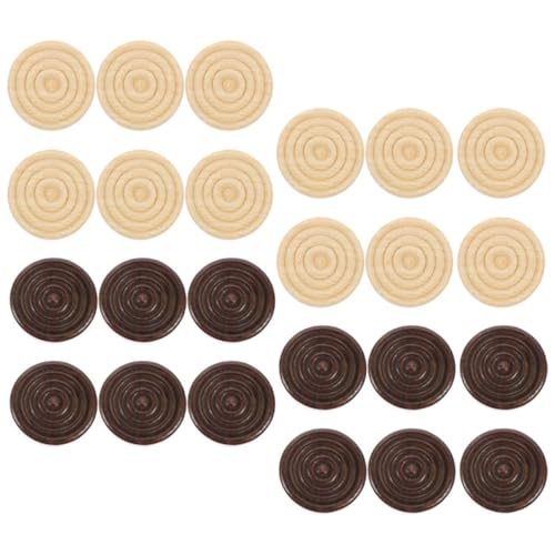 KICHOUSE 72Stücke Holz Dame Hölzerne Schach und Spielsteine Langlebig und Leicht für Brettspiele für Spieleliebhaber KICHOUSE 72Stücke Holz Dame Hölzerne Schach und Spielsteine Langlebig und Leicht für Brettspiele für Spieleliebhaber von KICHOUSE