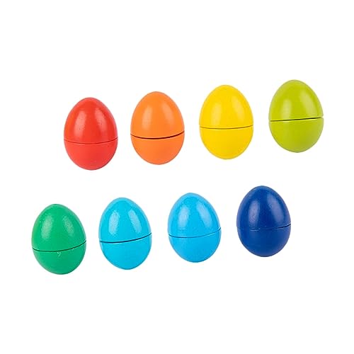 KICHOUSE 8 Stück Lustige Eierspielzeuge Kinderspielzeuge Lustiges Kognitives Früherziehungsspielzeug Intelligenzspielzeug Pädagogisches Matching Interaktives Lustiges von KICHOUSE