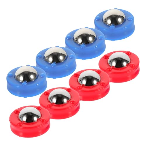 KICHOUSE 8 Stück Shrimpboard Zubehör Tischbälle Mini Shuffleboard Kid Shuttle Who Desktop Party Sport Mini Fußball Marmorperlen Kleiner Fußball Gaming Schreibtisch Zubehör von KICHOUSE