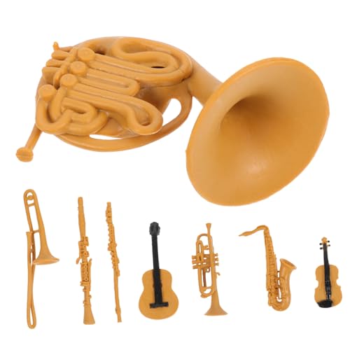 KICHOUSE 8 Stück Teiliges Musikinstrumente Dekorative Figuren Lebensechte Instrument Modelle für Schreibtisch Büroornament und Geschenkidee Musikalität KICHOUSE 8 Stück Teiliges Musikinstrumente Dekorative Figuren Lebensechte Instrument Modelle für Schreibtisch Büroornament und Geschenkidee Musikalität von KICHOUSE