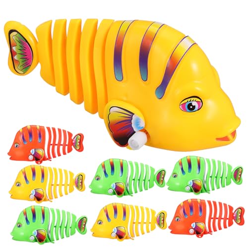 KICHOUSE 8 Stück Teiliges Wassertiere Bunte Aufzieh Fische für Badewanne und Pool Kreative Wasserspielzeuge mit Schwimmfunktion für KICHOUSE 8 Stück Teiliges Wassertiere Bunte Aufzieh Fische für Badewanne und Pool Kreative Wasserspielzeuge mit Schwimmfunktion für von KICHOUSE