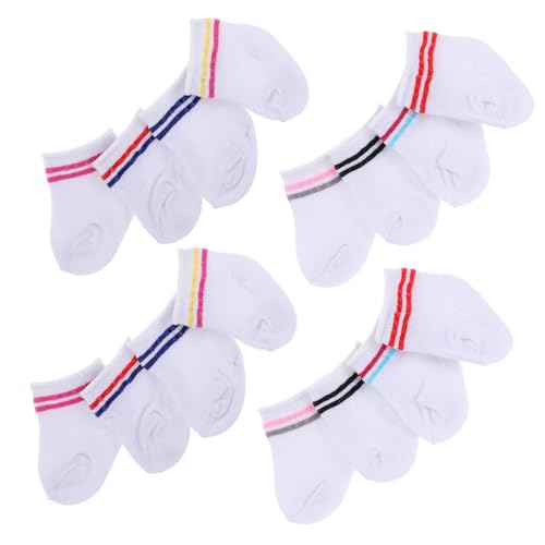 KICHOUSE 8Paare Puppensocken für Puppen Bequeme Socken für Puppenkleidung und Zubehör DIY Accessoire für Puppenoutfits KICHOUSE 8Paare Puppensocken für Puppen Bequeme Socken für Puppenkleidung und Zubehör DIY Accessoire für Puppenoutfits von KICHOUSE