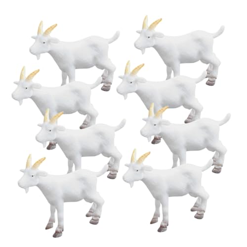 KICHOUSE 8St Simuliertes Widdermodell Tierfarm Lamm Bauernspielzeug Bauernhof Spielzeug Mini-Schafe PVC Tierfiguren Weiße Ziegen Figur Ziegen Skulptur Rasenstatuen kleine Ziegendekorationen KICHOUSE 8St Simuliertes Widdermodell Tierfarm Lamm Bauernspielzeug Bauernhof Spielzeug Mini-Schafe PVC Tierfiguren Weiße Ziegen Figur Ziegen Skulptur Rasenstatuen kleine Ziegendekorationen von KICHOUSE
