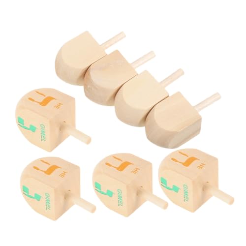 KICHOUSE 8stücke Holz Dreidel Für Chanukka Blanko Kreisel Zum Basteln Spielzeug Für Bunte Buchstaben Als Partydekoration Fördert Motorik Und Konzentration KICHOUSE 8stücke Holz Dreidel Für Chanukka Blanko Kreisel Zum Basteln Spielzeug Für Bunte Buchstaben Als Partydekoration Fördert Motorik Und Konzentration von KICHOUSE