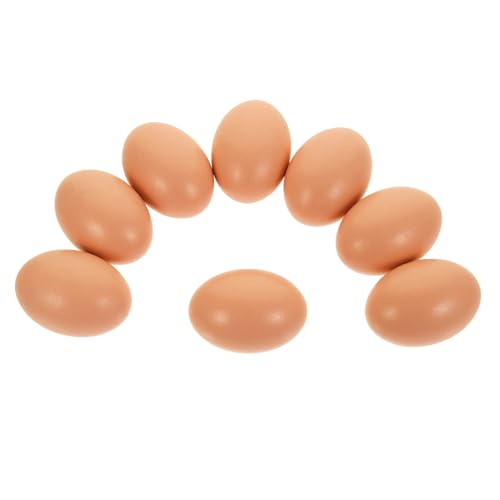 KICHOUSE 8Stücke Holzeier für Hühner Künstliche Holz Eier zum Basteln und Bemalen Deko für Ostern und DIY Projekte Robust und Langlebig für Kreative Gestaltung KICHOUSE 8Stücke Holzeier für Hühner Künstliche Holz Eier zum Basteln und Bemalen Deko für Ostern und DIY Projekte Robust und Langlebig für Kreative Gestaltung von KICHOUSE