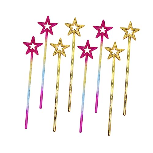KICHOUSE 8Stücke Teiliges Magische Feenstäbe Für Glitzernde Und Regenbogenfarben Für Geburtstags Und Halloween Feiern Sowie Cosplay Dekorationen von KICHOUSE