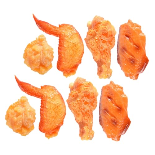 KICHOUSE 8pcs Lebensechte Künstliche Falsche Lebensmittel Gebratenes Hühnchen Realistisches Simulationsmodell Imitation Lebensmittelmodell KICHOUSE 8pcs Lebensechte Künstliche Falsche Lebensmittel Gebratenes Hühnchen Realistisches Simulationsmodell Imitation Lebensmittelmodell von KICHOUSE
