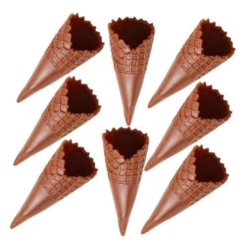 KICHOUSE 8pcs Leere Eistüte Modell Mini Eistüte Künstliche Eistüten KICHOUSE 8pcs Leere Eistüte Modell Mini Eistüte Künstliche Eistüten von KICHOUSE