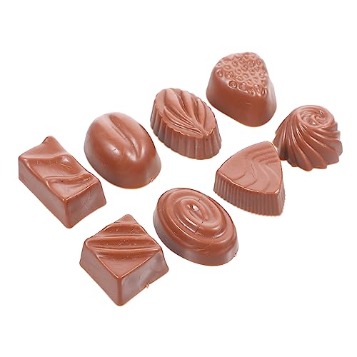 KICHOUSE 8 Stücke Gefälschte Schokolade Formen Realistische PVC Modelle Für Shop Display Requisiten KICHOUSE 8 Stücke Gefälschte Schokolade Formen Realistische PVC Modelle Für Shop Display Requisiten von KICHOUSE