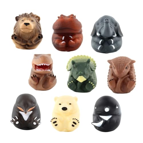KICHOUSE 9 Stück Teiliges Cartoon Badespielzeug Weiche Tierchen zum Quetschen Wasserspielzeug für Badewanne und Pool Verschiedene Designs KICHOUSE 9 Stück Teiliges Cartoon Badespielzeug Weiche Tierchen zum Quetschen Wasserspielzeug für Badewanne und Pool Verschiedene Designs von KICHOUSE