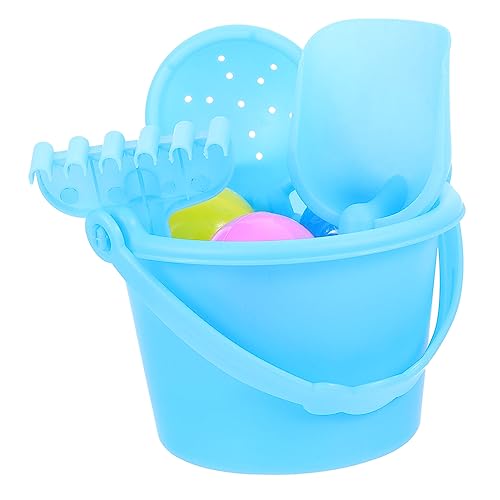 KICHOUSE 9 Stück Teiliges Strandspielset Bunte Schaufel Rechen und Meerball für Unvergesslichen Spielspaß Am Strand Zufällige Farbe Zufällige Farbe von KICHOUSE