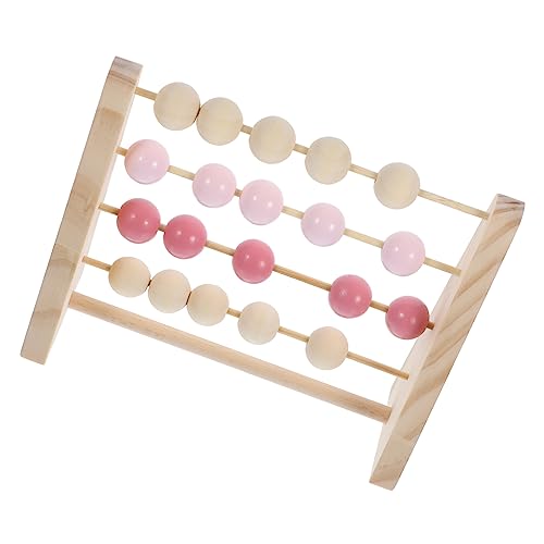 KICHOUSE Holzspielzeug Für Babys Abakus Für Kleinkinder Im Alter Von 1–3 Jahren Jungen Und Mädchen Mathematik-lernspielzeug Montessori-Mathe-perlen Perlen-arithmetik-abakus von KICHOUSE