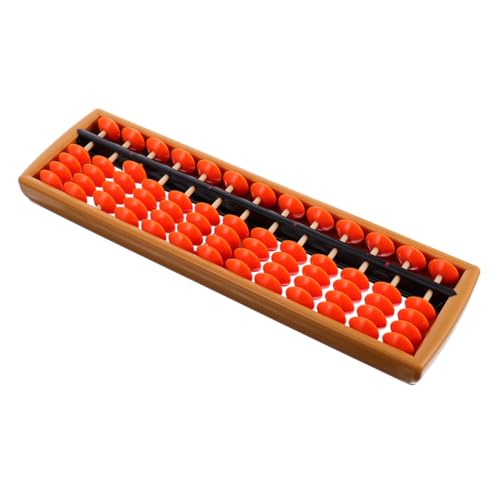 KICHOUSE 13-stufiger Chinesischer Perlenabakus Sicheres Abs-Material Pädagogisches Werkzeug Für Schüler Jungen Und Mädchen Und Buchhalter Dekorativ Für Zu Hause von KICHOUSE