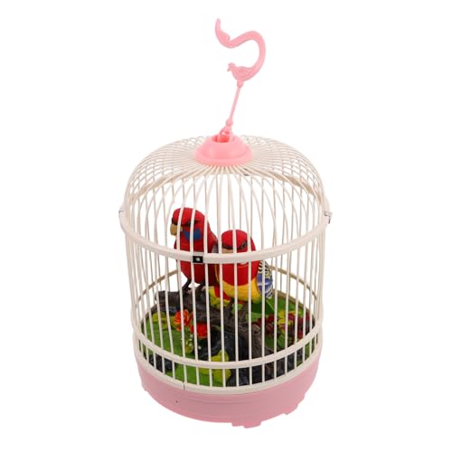KICHOUSE Aktivierter Vogelkäfig Realistische Simulation Vögel Spielzeug Für Kinder Stimme Und Bewegung KICHOUSE Aktivierter Vogelkäfig Realistische Simulation Vögel Spielzeug Für Kinder Stimme Und Bewegung von KICHOUSE
