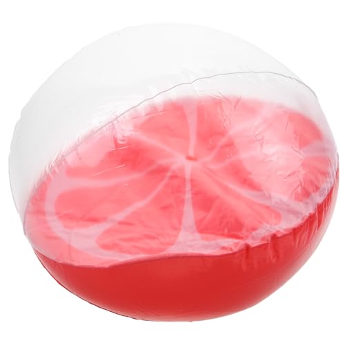 KICHOUSE Aufblasbarer Strandball Wasser Orange Fruchtdesign für Sommer Strand Aktivitäten Spaß für Erwachsene Hochwertiges PVC Material von KICHOUSE