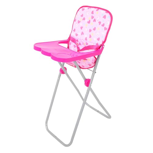 KICHOUSE Babypuppen Hochstuhl Stabiler Hochstuhl für Puppen für Rollenspiele Multifunktional für Kreatives Füttern von Puppen KICHOUSE Babypuppen Hochstuhl Stabiler Hochstuhl für Puppen für Rollenspiele Multifunktional für Kreatives Füttern von Puppen von KICHOUSE