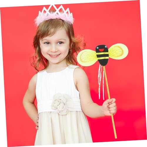 KICHOUSE Bienenkostüm Set Gelber Bee Cosplay Tüllrock Flügel Haarreif für Tanz Performance Bühnenauftritt und Erwachsene KICHOUSE Bienenkostüm Set Gelber Bee Cosplay Tüllrock Flügel Haarreif für Tanz Performance Bühnenauftritt und Erwachsene von KICHOUSE