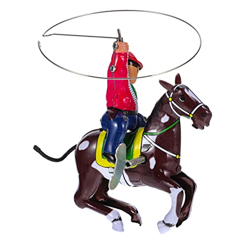 KICHOUSE Blechspielzeug Uhrwerksspielzeug Vintage Aufziehspielzeug Antikes Vintage - Aufziehspielzeug Aufziehen Retro- Zum Aufziehen Cowboy Metall KICHOUSE Blechspielzeug Uhrwerksspielzeug Vintage Aufziehspielzeug Antikes Vintage - Aufziehspielzeug Aufziehen Retro- Zum Aufziehen Cowboy Metall von KICHOUSE