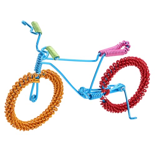 KICHOUSE Blumenrad -fahrradmodell Modellierdraht Retro-fahrradmodell Fahrradmodellschmuck Fahrrad-Statue Mini-fahrradmodell Handgefertigte Tabletop -Verzierungen Home Office Decor Aluminium KICHOUSE Blumenrad -fahrradmodell Modellierdraht Retro-fahrradmodell Fahrradmodellschmuck Fahrrad-Statue Mini-fahrradmodell Handgefertigte Tabletop -Verzierungen Home Office Decor Aluminium von KICHOUSE