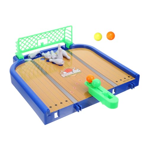 KICHOUSE Bowlingkugel Mini Bowling Set -Bowling-Set Robustes Bowling Hochwertiges Bowling Fingerspielzeug für Tabletop-Strike-Spiel Plastik KICHOUSE Bowlingkugel Mini Bowling Set -Bowling-Set Robustes Bowling Hochwertiges Bowling Fingerspielzeug für Tabletop-Strike-Spiel Plastik von KICHOUSE