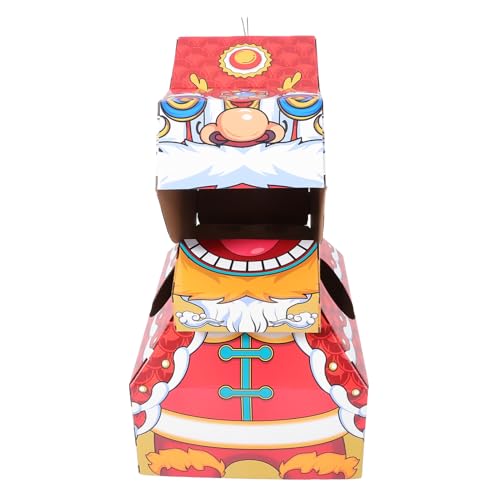 KICHOUSE Box Tragespielzeug Tragbares Löwentanzkostüm Kleinkind Tragbares Kostüm Lustiges Papp Löwentanzspielzeug Für DIY Pappspielzeug Kleinkind Löwentanzkostüm Papier Rot KICHOUSE Box Tragespielzeug Tragbares Löwentanzkostüm Kleinkind Tragbares Kostüm Lustiges Papp Löwentanzspielzeug Für DIY Pappspielzeug Kleinkind Löwentanzkostüm Papier Rot von KICHOUSE