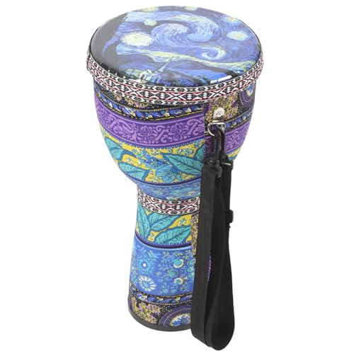 KICHOUSE Bunte PVC Handtrommel für Anfänger Percussion Instrument für Musikfeiern Leicht und Strapazierfähig Blau von KICHOUSE