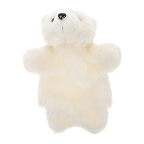 KICHOUSE Cartoon Eisbär Handpuppe aus Weichem Plüsch Interaktives Tier für Geschichtenerzählen und Kreative Spielstunden Waschbar und Leicht für Kleine KICHOUSE Cartoon Eisbär Handpuppe aus Weichem Plüsch Interaktives Tier für Geschichtenerzählen und Kreative Spielstunden Waschbar und Leicht für Kleine von KICHOUSE