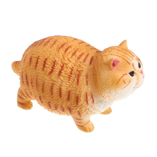 KICHOUSE Halloween Deko Katze Lifelike Katzenfigur Realistische Kurze Katzen Modell Skulptur Deko Figur Für Innenräume Tierornament Ideal Als Für Katzenliebhaber Gartenfigur Katze von KICHOUSE