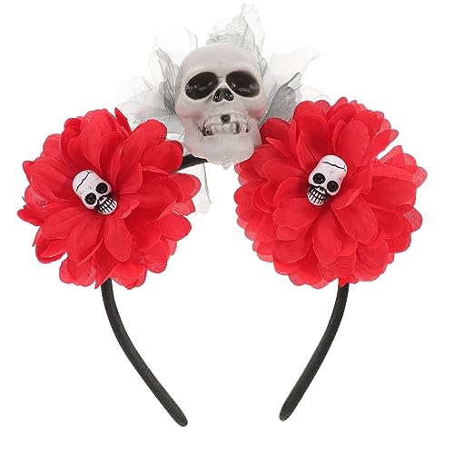KICHOUSE Tragbares -stirnband Mit Blumen Für Die Geisterparty Halloween-kopfbedeckung Für Erwachsene von KICHOUSE