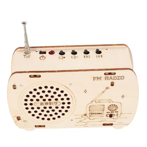 KICHOUSE DIY Holzradio Bausatz für Pädagogisches Stem Fähigkeiten Interaktives Wissenschaftsexperiment für Kleine Einzigartiges für Junge Wissenschaftler Materialien und Werkzeuge für KICHOUSE DIY Holzradio Bausatz für Pädagogisches Stem Fähigkeiten Interaktives Wissenschaftsexperiment für Kleine Einzigartiges für Junge Wissenschaftler Materialien und Werkzeuge für von KICHOUSE