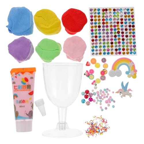 KICHOUSE DIY Knetmasse Eistüten Modellierwerkzeuge für Kreative Bastelprojekte für Jungen und Mädchen Fördert Fantasie und Kreativität von KICHOUSE