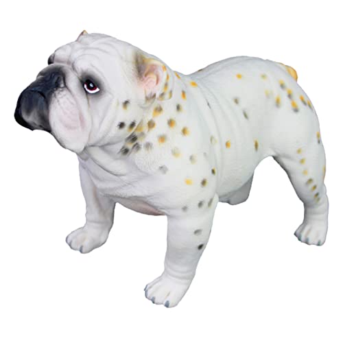 KICHOUSE Dekorative Bulldogge Figürchen Desktop Simulierte Hundefigur Kinder Hunde Tiere Spielzeug KICHOUSE Dekorative Bulldogge Figürchen Desktop Simulierte Hundefigur Kinder Hunde Tiere Spielzeug von KICHOUSE