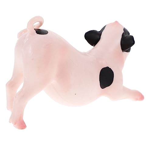 KICHOUSE Desktop- -Dekoration -skulptur Kleines Schweinemodell Simulation Dekoration Künstliche Tier-Requisiten Tiermodelldekor Simuliertes Schweinemodell Plastik von KICHOUSE