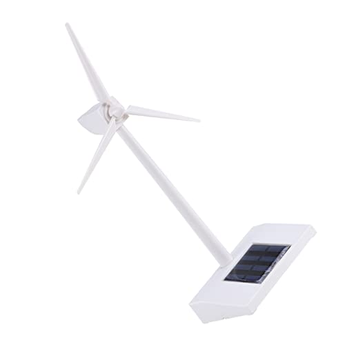 KICHOUSE Desktop Windkraftanlagen Modell Solarbetriebene Windmühlen aus Abs Weiß für Bildung und Spaß zur Büroschmuck Lernhilfe KICHOUSE Desktop Windkraftanlagen Modell Solarbetriebene Windmühlen aus Abs Weiß für Bildung und Spaß zur Büroschmuck Lernhilfe von KICHOUSE