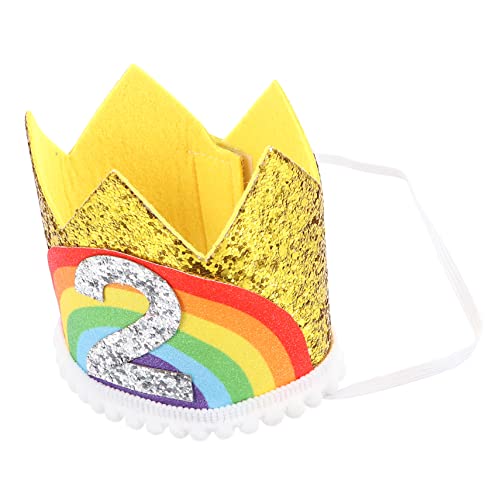 KICHOUSE Modische Baby-geburtstagskrone Hut Partykrone Für Kinder KICHOUSE Modische Baby-geburtstagskrone Hut Partykrone Für Kinder von KICHOUSE