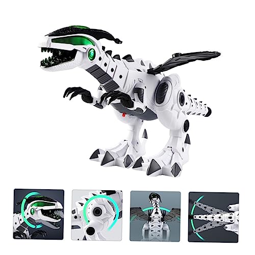 KICHOUSE Dinosaurier mit Nebelspray Fernbedienbare Kreative Roboter Groß und Elektrisch für Kinderzimmer Dekoratives Element für Zuhause und Büro von KICHOUSE