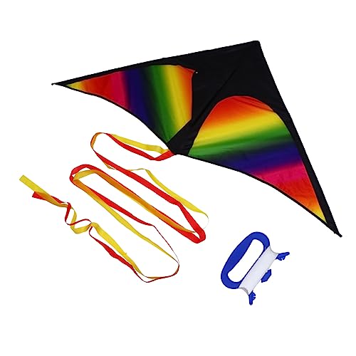 KICHOUSE Dreieckiger Drachen Lenkdrachen Winder Outdoor Flugspielzeug Kinderspielzeug Sportspielzeug Buntes Drachenspielzeug Outdoor Outdoor Drachenspielzeug KICHOUSE Dreieckiger Drachen Lenkdrachen Winder Outdoor Flugspielzeug Kinderspielzeug Sportspielzeug Buntes Drachenspielzeug Outdoor Outdoor Drachenspielzeug von KICHOUSE