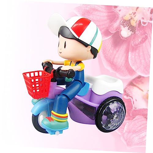 KICHOUSE Dreirad-Spielzeug Für Kinder Kreatives Und Intelligentes Fahrrad -leuchten Einfache Montageanleitung Stabiler Kunststoff Für Jungen Zufällige Farbe von KICHOUSE