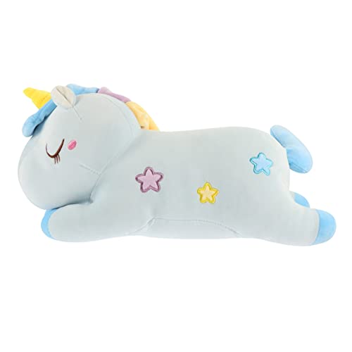 KICHOUSE Einhorn-Puppe Süße Kissen Süßes Tierkissen Weiches Plüschtiere Für Kinderspielzeug Für Zu Hause Dekorative Kissen Blue Daunen Baumwolle KICHOUSE Einhorn-Puppe Süße Kissen Süßes Tierkissen Weiches Plüschtiere Für Kinderspielzeug Für Zu Hause Dekorative Kissen Blue Daunen Baumwolle von KICHOUSE