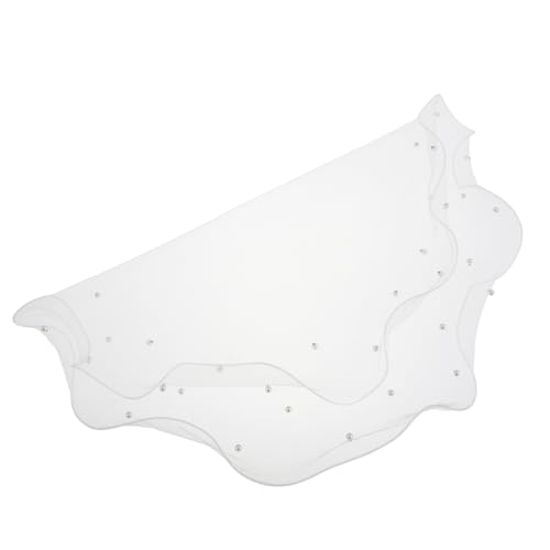 KICHOUSE Brautschleier Eleganter Hochzeitsschleier Kleiner Schleier Für Kostümpartys Für Puppen von KICHOUSE